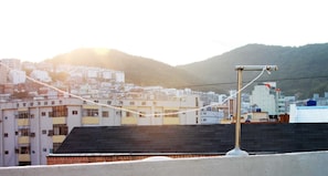 Blick von der Unterkunft