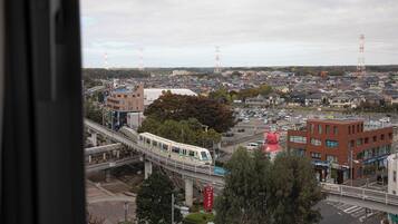 Kahden hengen perhehuone (kaksi sänkyä), tupakointi kielletty | Näkymä huoneesta