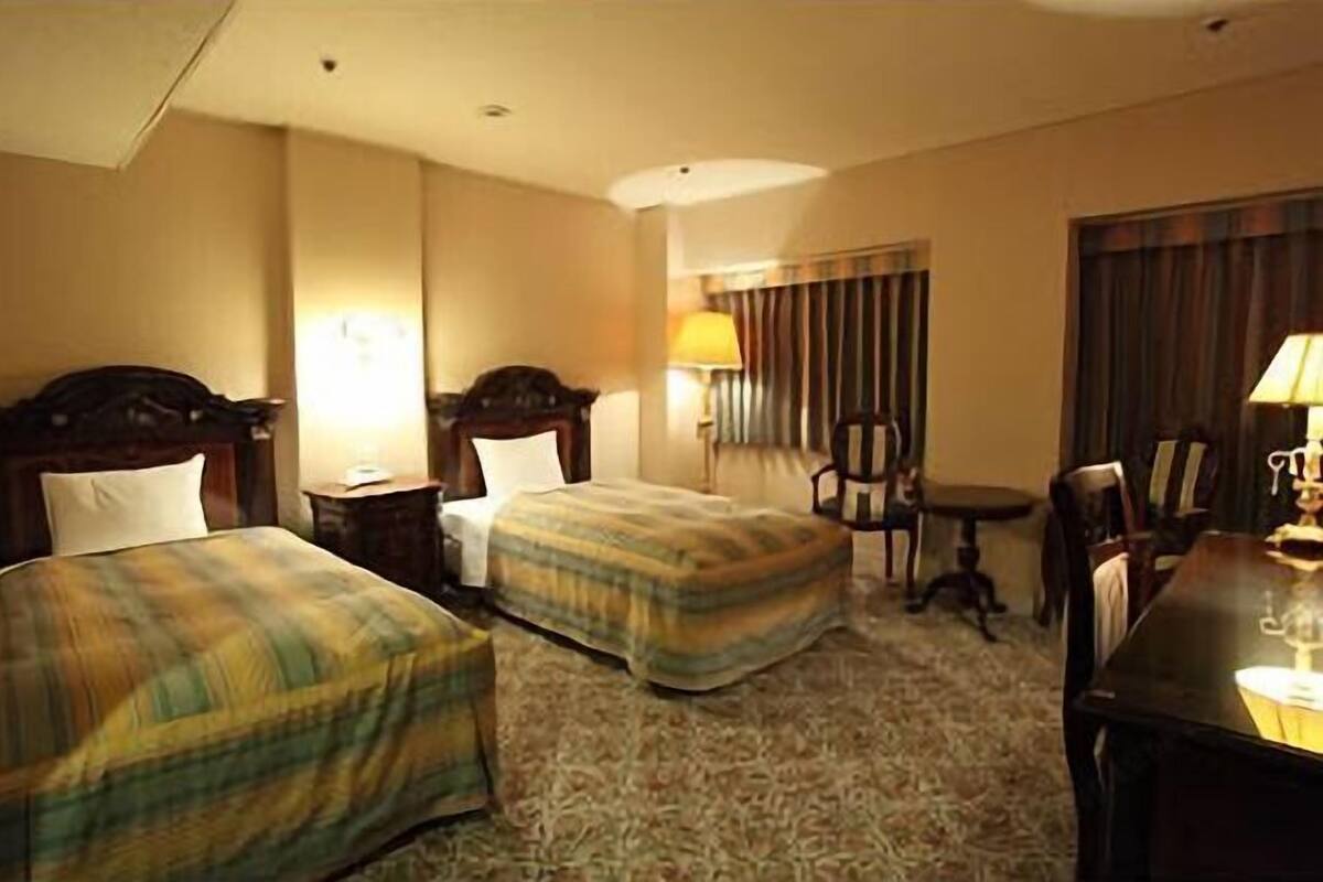 Desk, blackout curtains, iron/ironing board, free WiFi