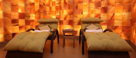 Espace de soins pour les couples, sauna, hammam, soins corporels