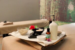 Behandlungsräume für Paare, Sauna, Dampfbad, Körperbehandlungen