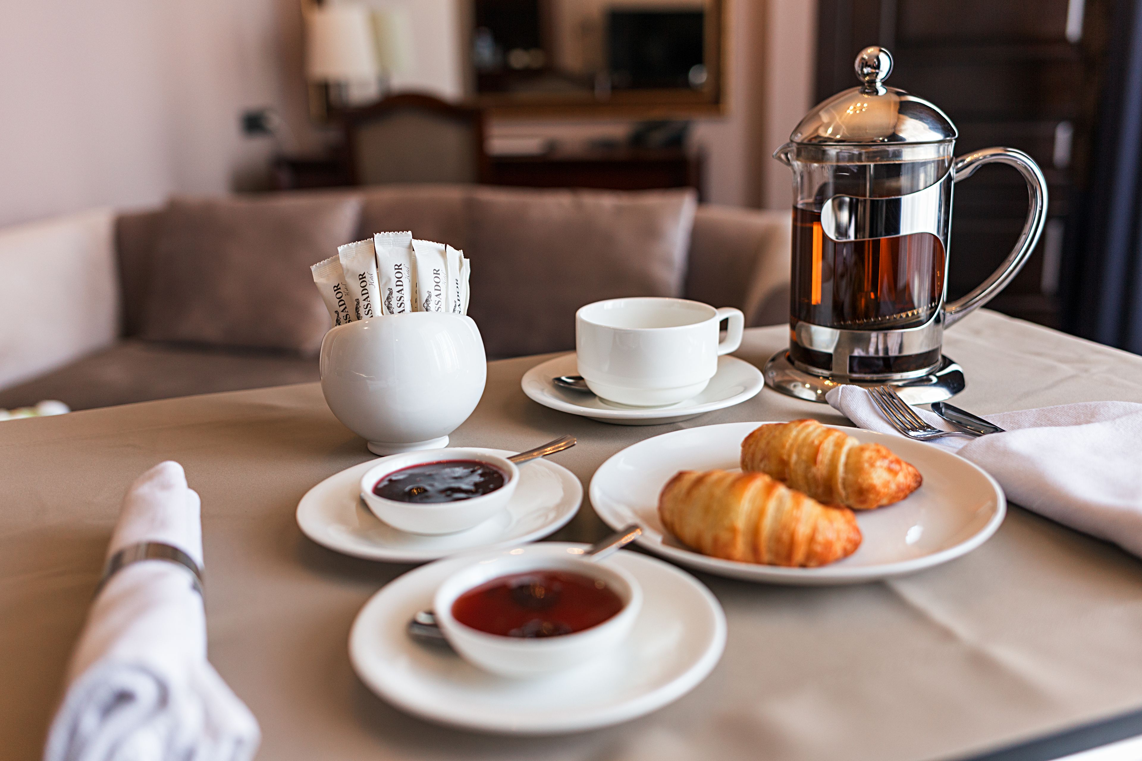Suite (Ambassador) | Minibar, in-room safe, soundproofing, iron/ironing board (on request)