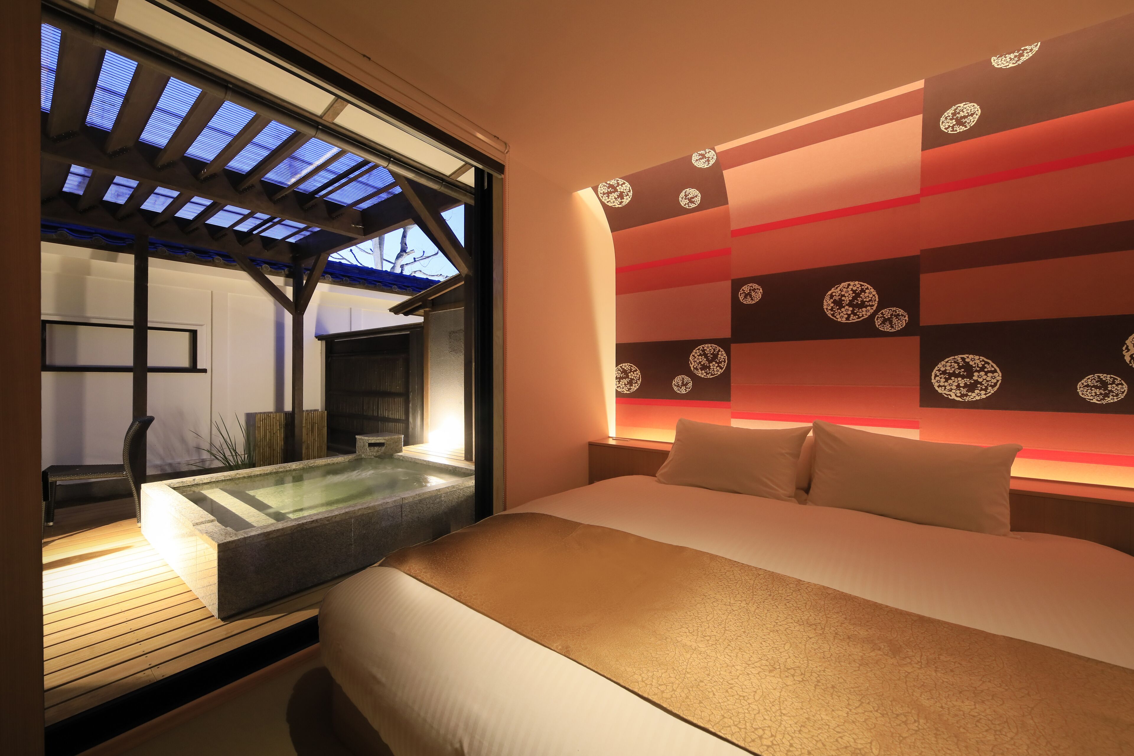 Habitación doble Deluxe, para no fumadores (Japanese Style, Open-Air Bath) | Vista desde la habitación