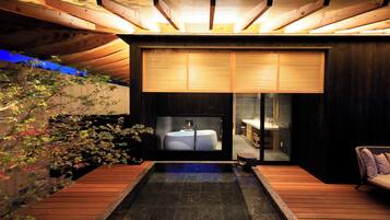 Hanare Suite with Open-Air Bath Non smoking(MIYABI) | In-room safe, blackout drapes, free WiFi, bed sheets