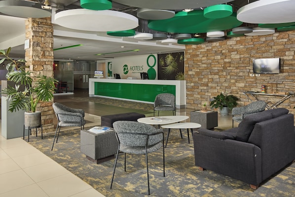 Sala de estar en el lobby