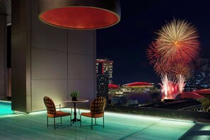 Vue depuis l’hébergement