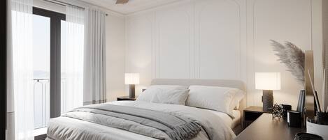 Blick von der Unterkunft