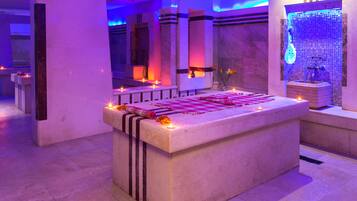 Un sauna, baño turco, baño turco/hammam, tratamientos corporales
