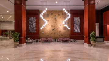 Sala de estar en el lobby