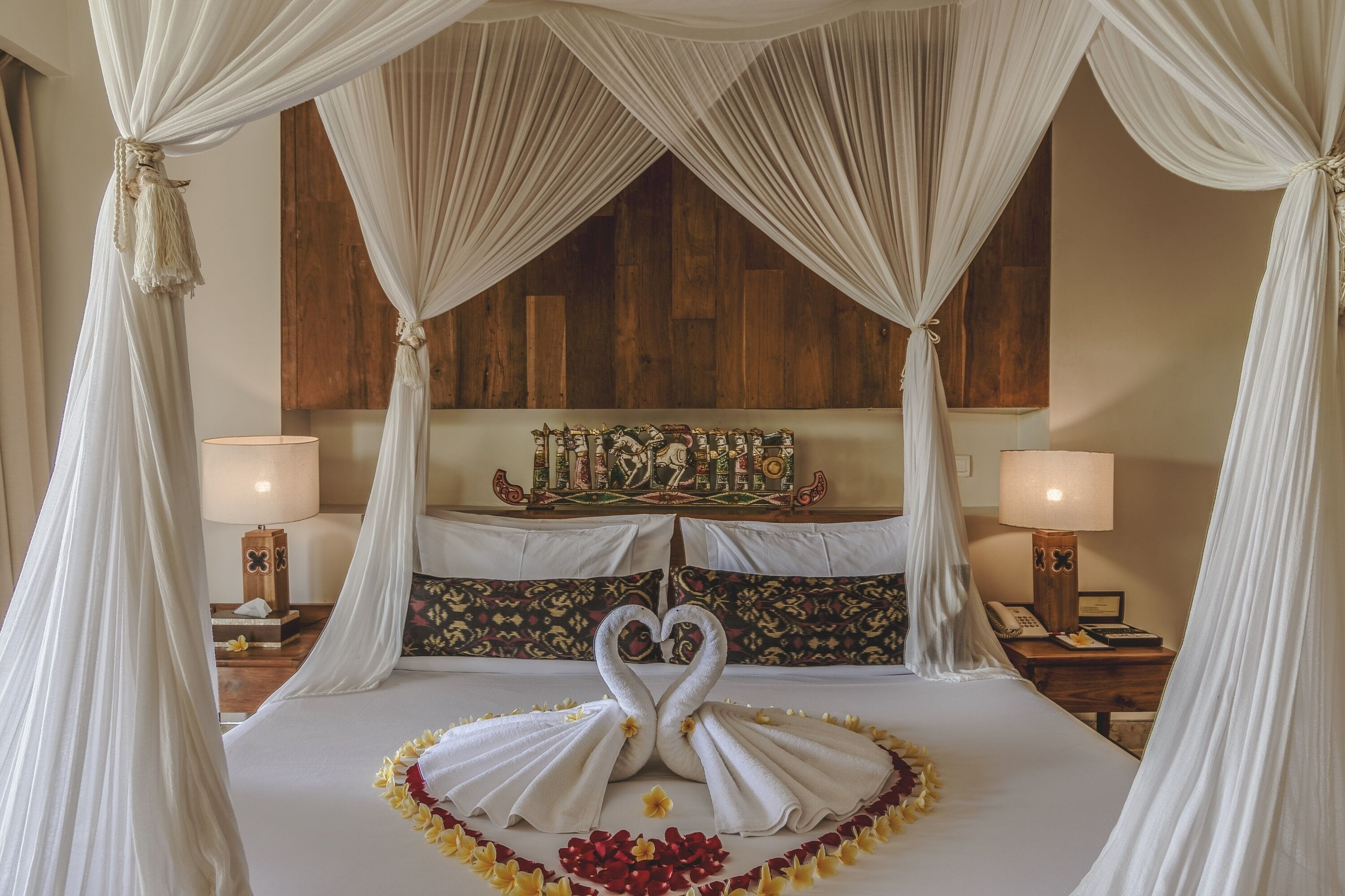 Deluxe-suite (Rice Terrace View) | Senge med madrasser af memory foam, gratis minibar