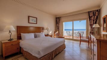 1 slaapkamer, luxe beddengoed, een minibar, een kluis op de kamer