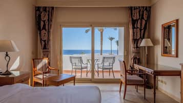 1 slaapkamer, luxe beddengoed, een minibar, een kluis op de kamer