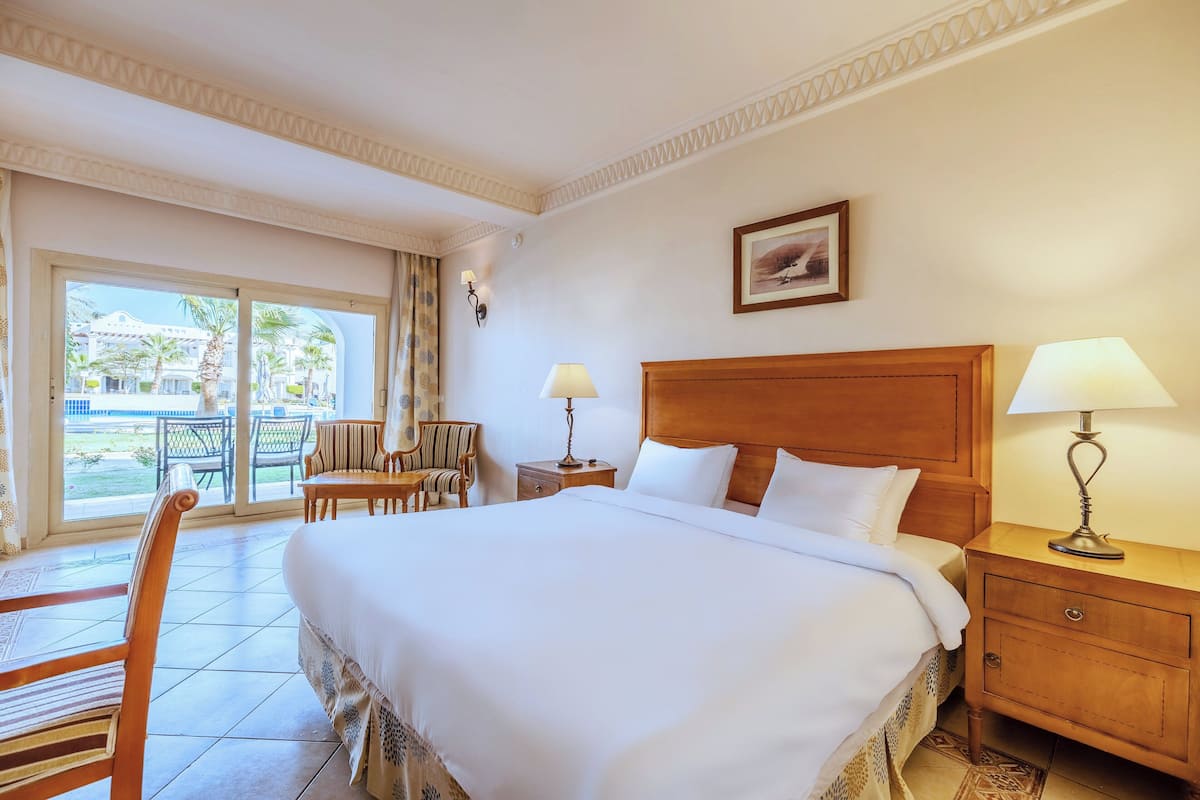 1 slaapkamer, luxe beddengoed, een minibar, een kluis op de kamer