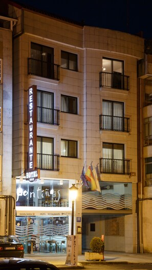 Front of property – evening/night