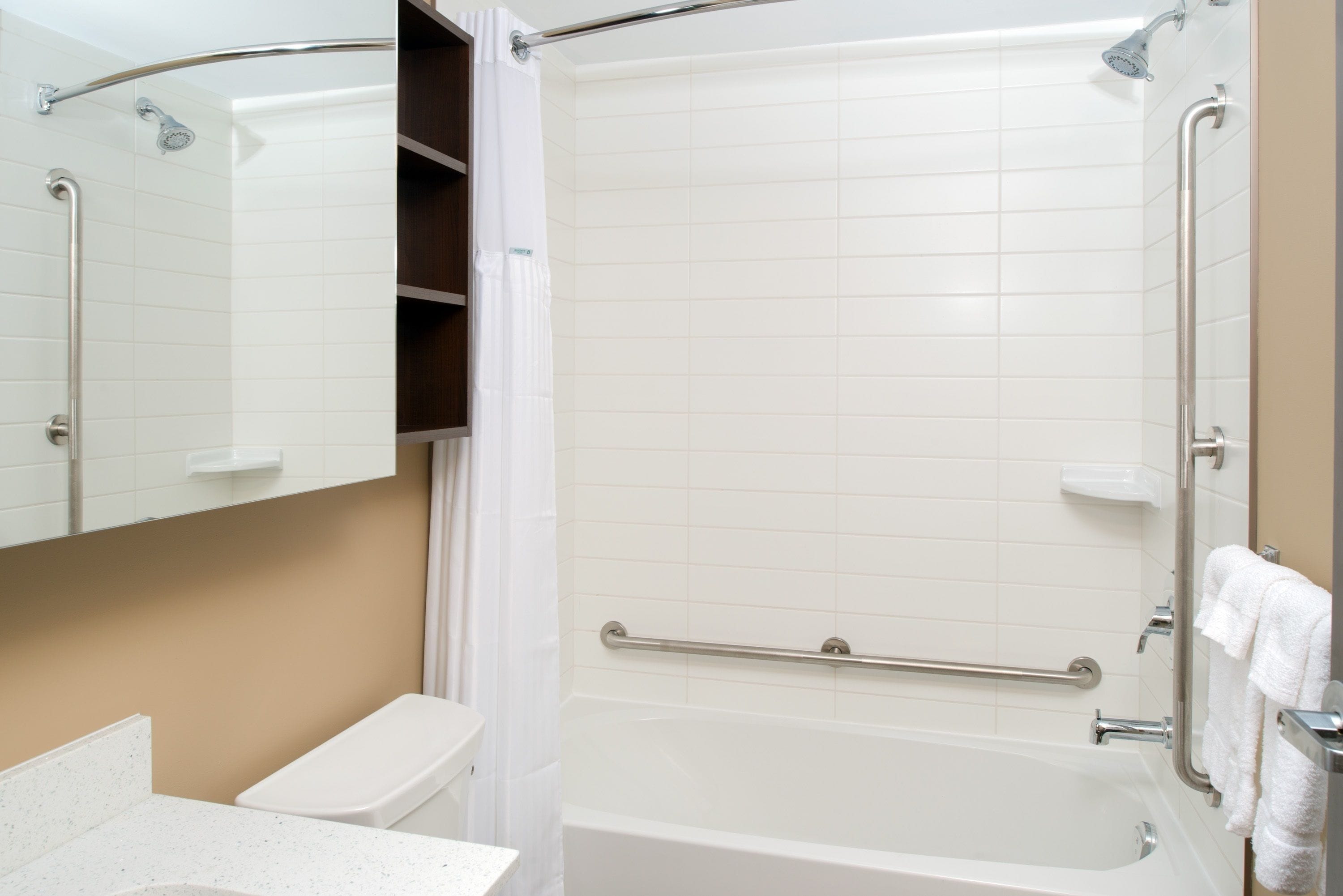 room, 2 queen beds, accessible, non smoking | desk, blackout curtains, iron/ironing board, free cots/infant beds