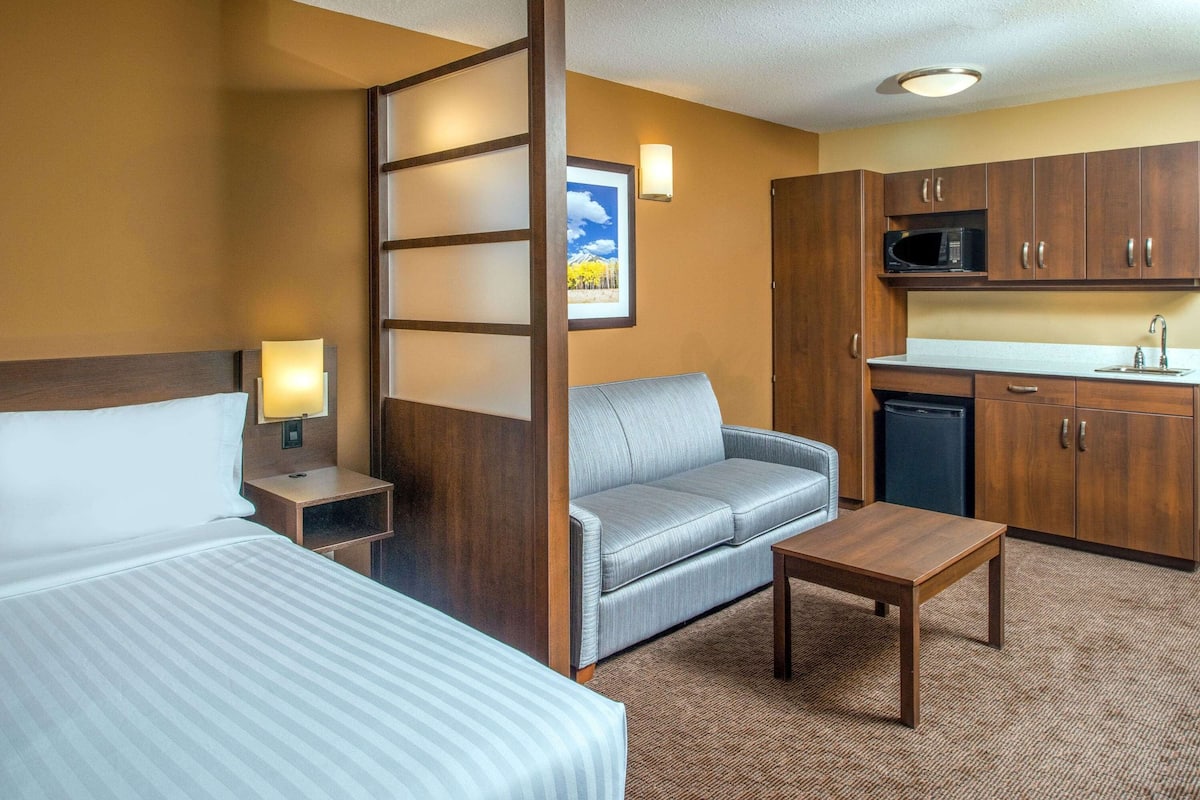 Studio Suite, 2 Queen Beds, Non Smoking | Desk, blackout curtains, iron/ironing board, free cots/infant beds