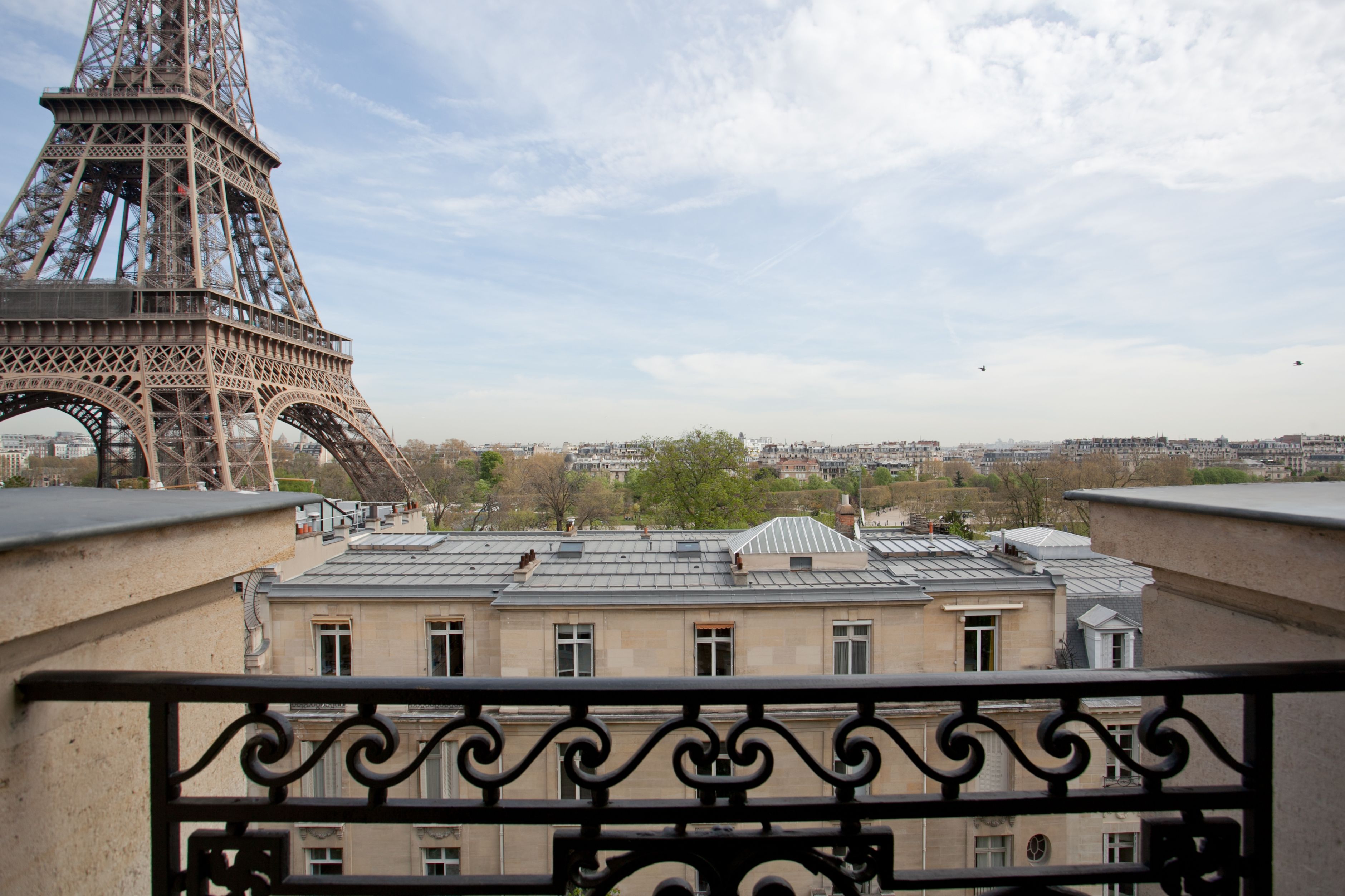 Udsigt fra overnatningsstedet