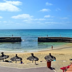 Een privéstrand