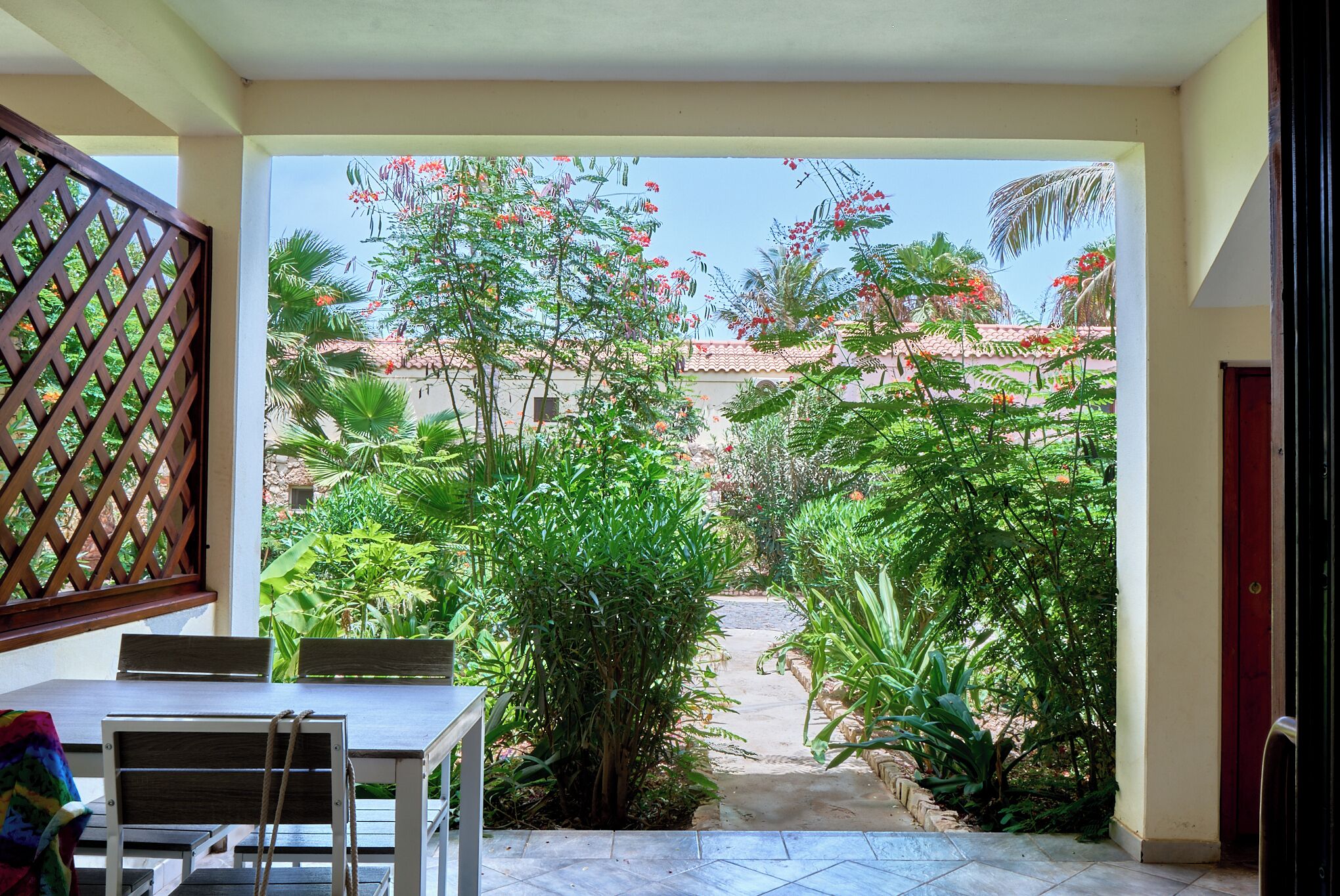 Apartamento estándar, 2 habitaciones | Terraza o patio