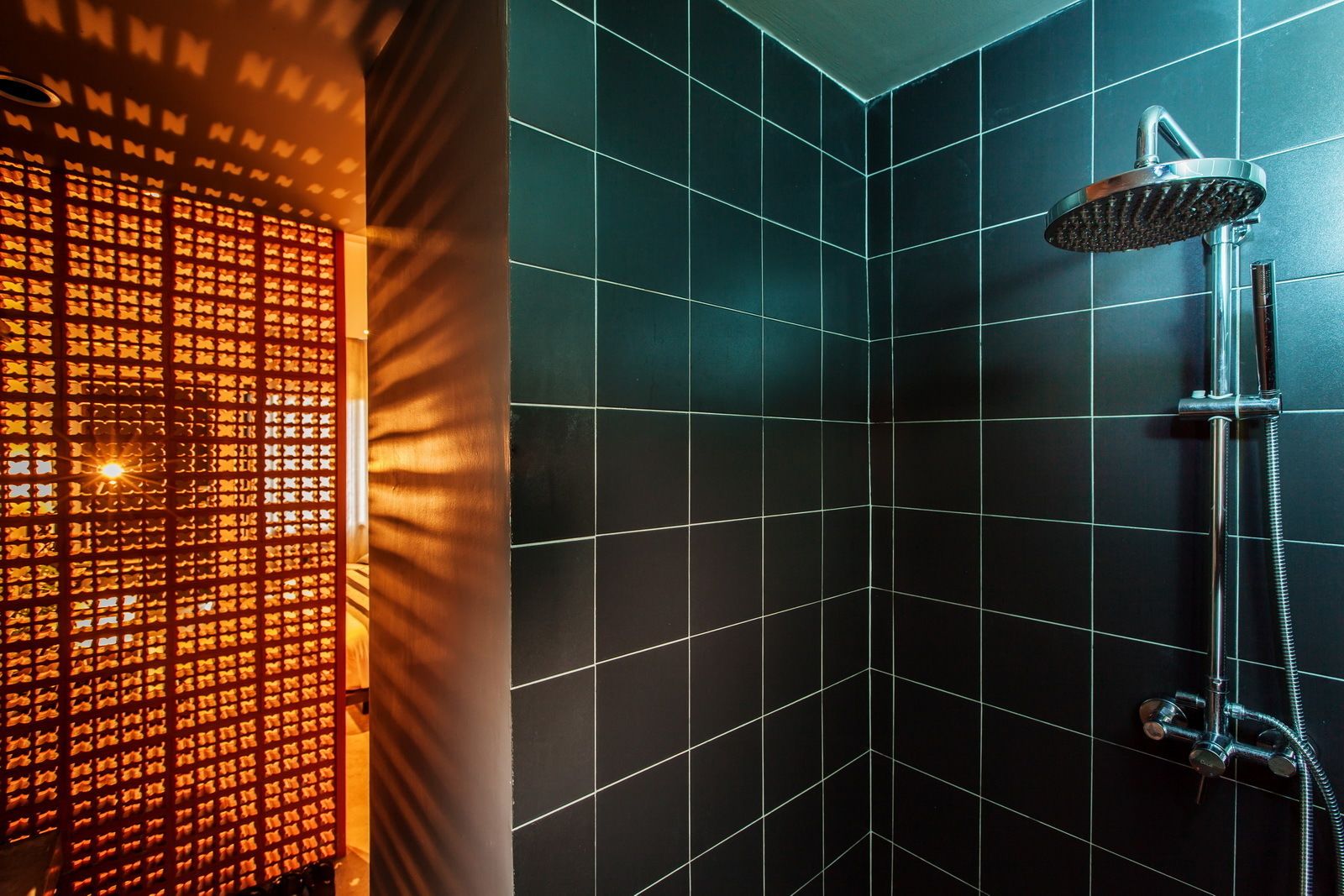 Dusj på badet