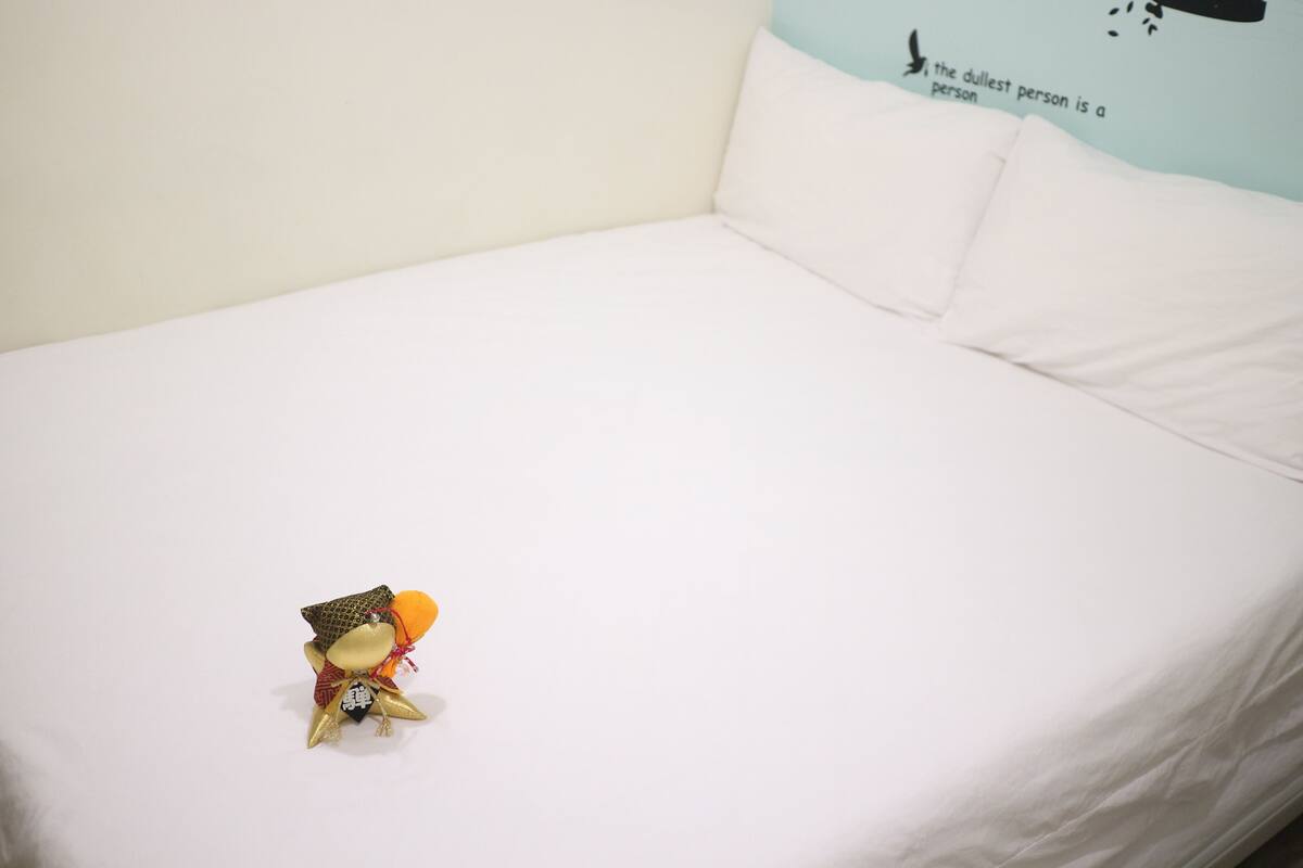 Quarto standard, 1 cama de casal, sem janelas | Edredons de pluma, cortinas blackout, camas extras/dobráveis (sobretaxa)