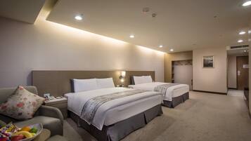 Executive Room with two Double Beds | 1 bedroom, premium bedding, down comforters, in-room safe