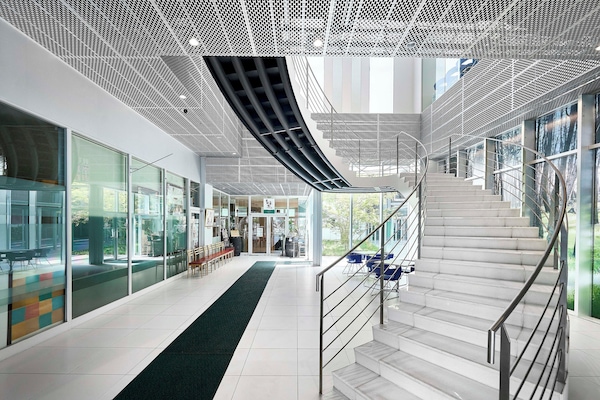 Interior entrance
