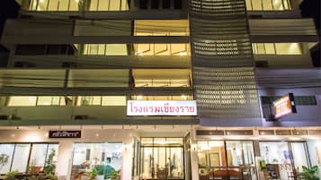 Front of property – evening/night