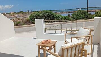Appartamento, 1 camera da letto, vista lago | Terrazza/patio