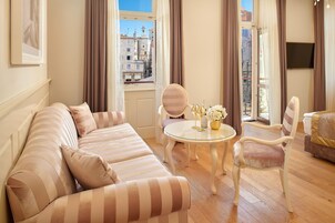 Deluxe Double or Twin Room, Balcony, City View | Premium bedding, minibar, in-room safe, desk