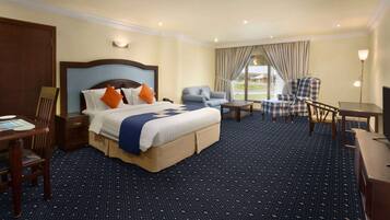 Rum - 1 kingsize-säng - icke-rökare - havsutsikt | Minibar, värdeförvaringsskåp på rummet och ljudisolering