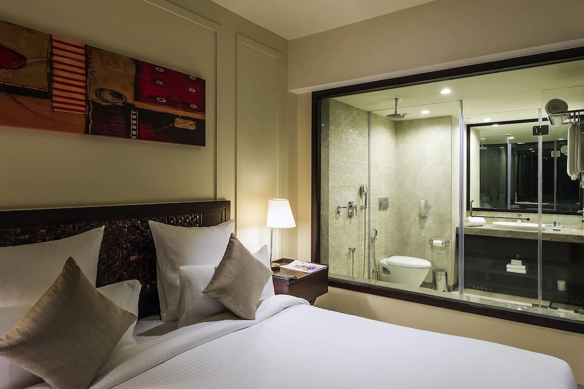 Minibar, in-room safe, desk, blackout curtains