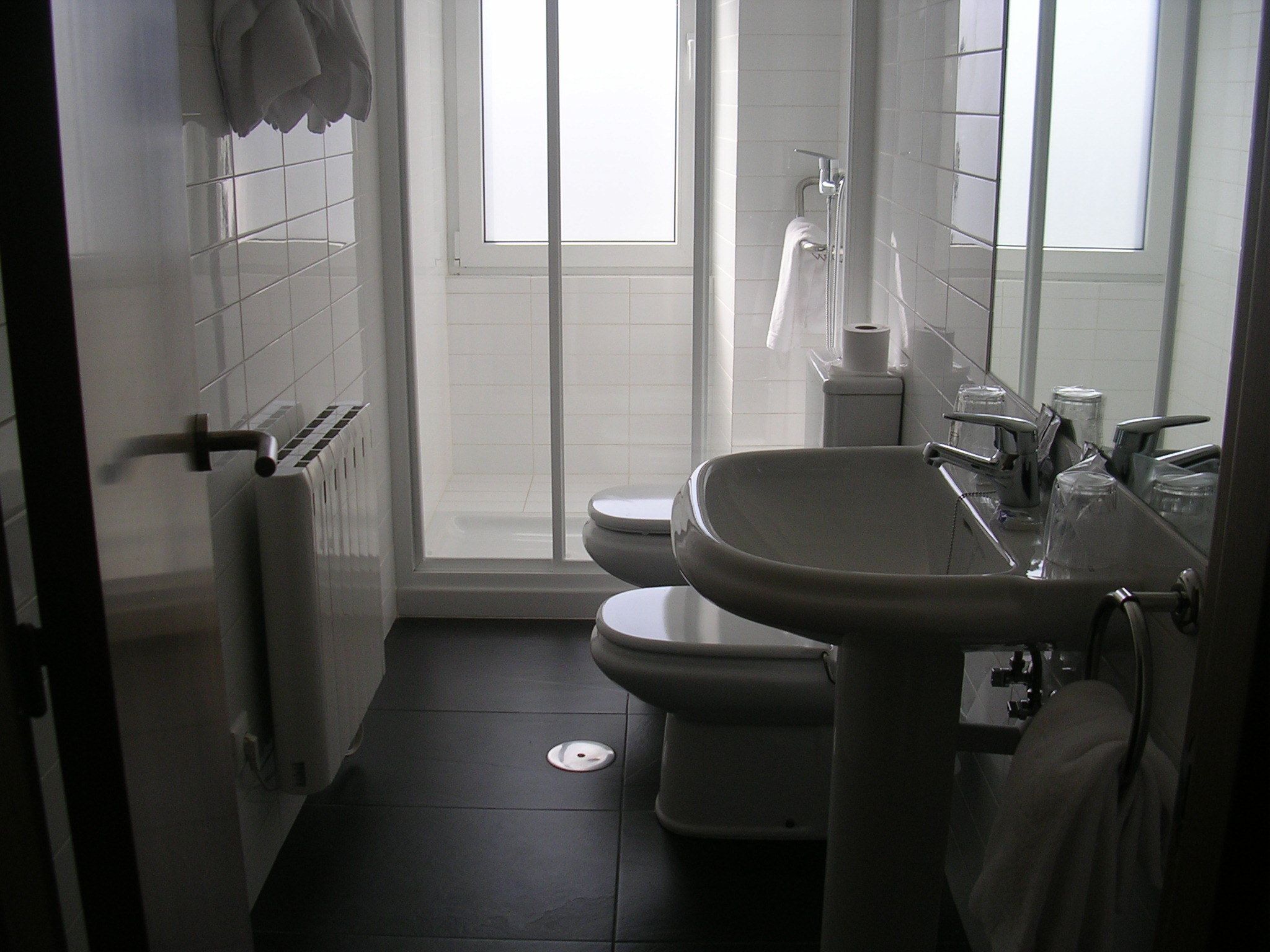 shower, free toiletries, hair dryer, bathrobes