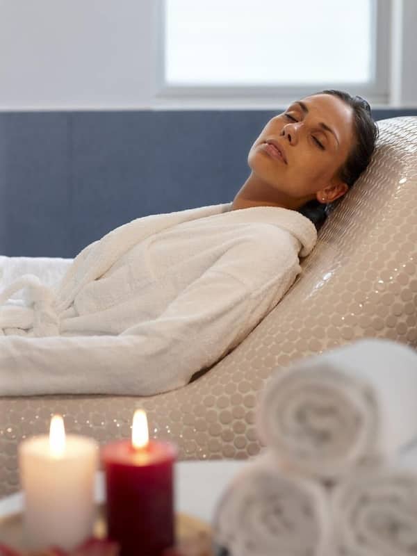 Hot tub, body treatments, mud baths, facials, manicures and pedicures