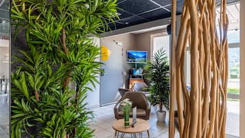 Sala de estar en el lobby