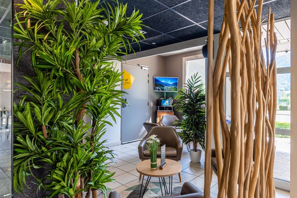 Lobby sitting area