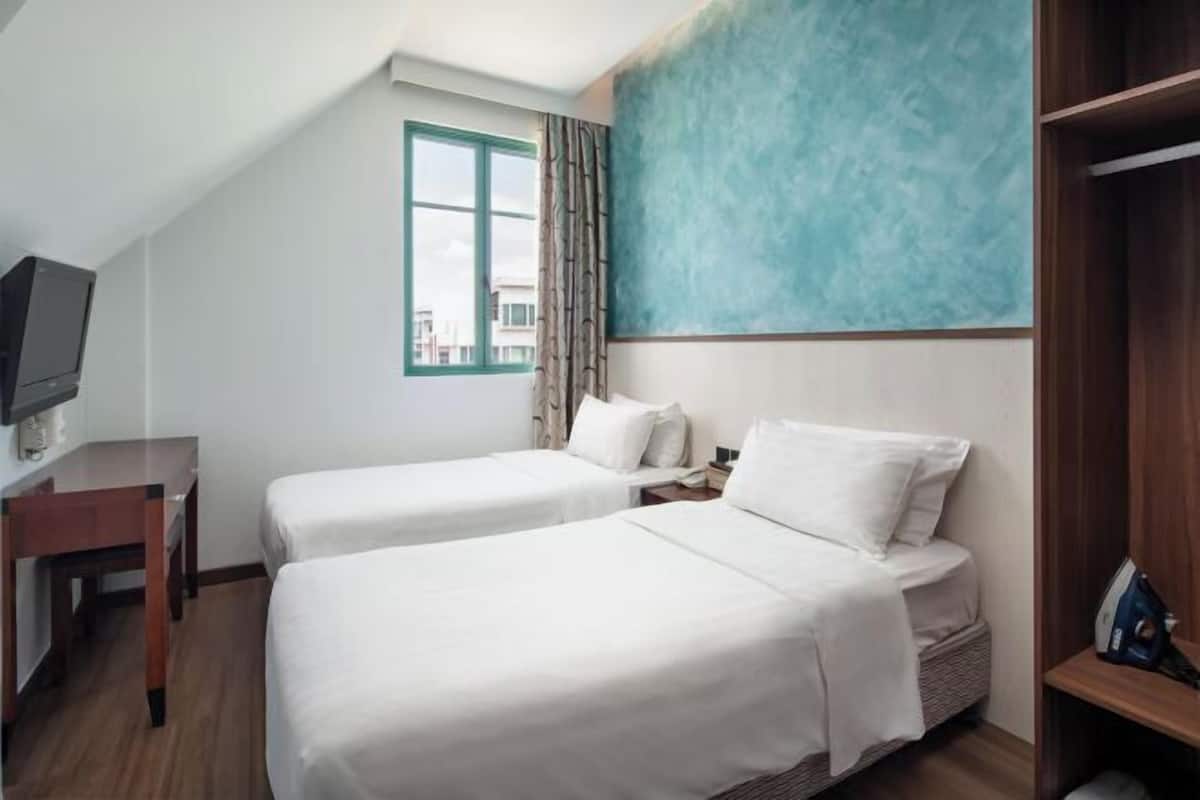 In-room safe, desk, laptop workspace, blackout curtains