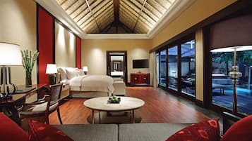 One Bedroom Pool Villa | 1 bedroom, premium bedding, pillow-top beds, minibar