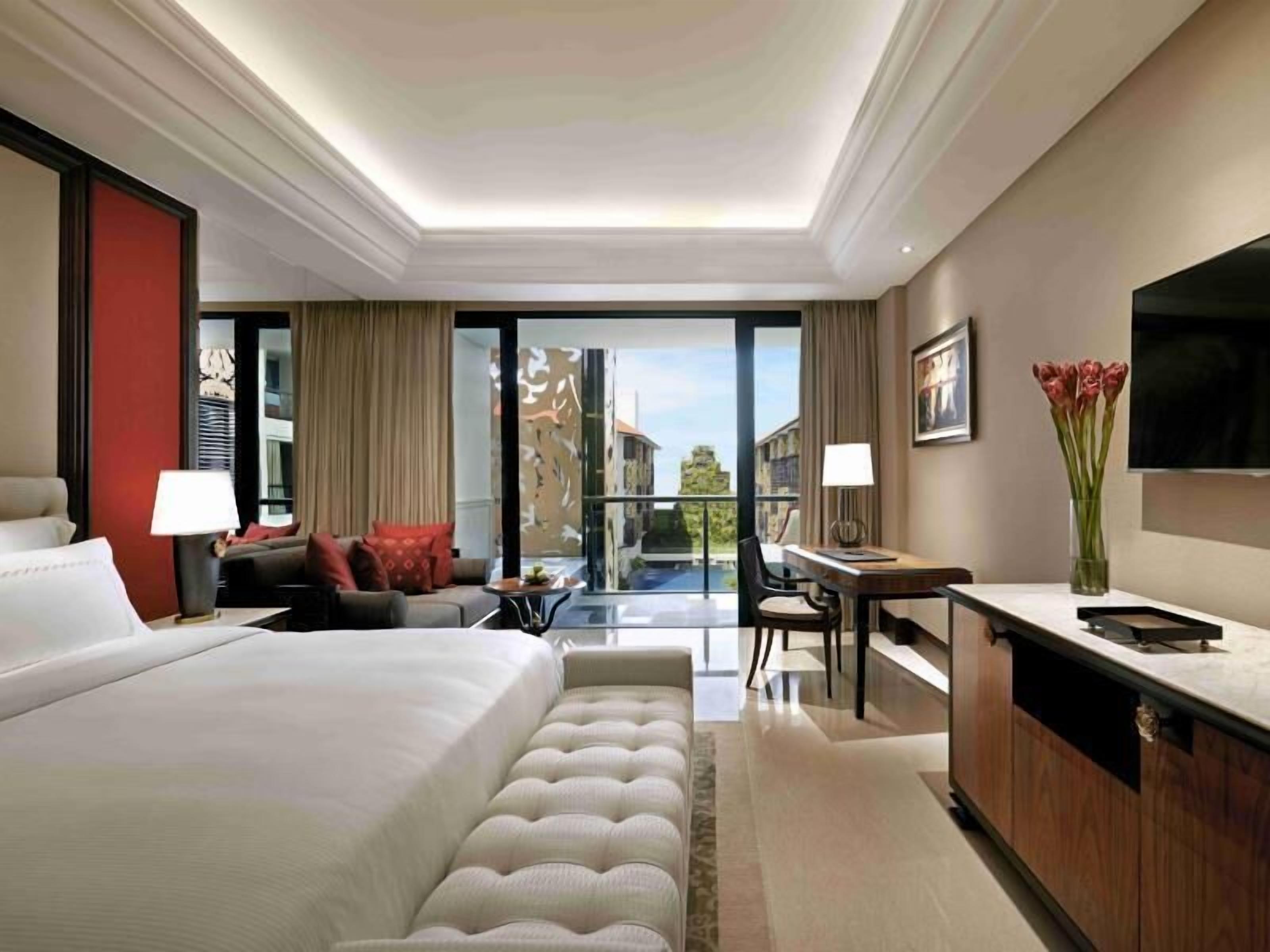 1 quarto, roupas de cama premium, camas com colchões pillow-top