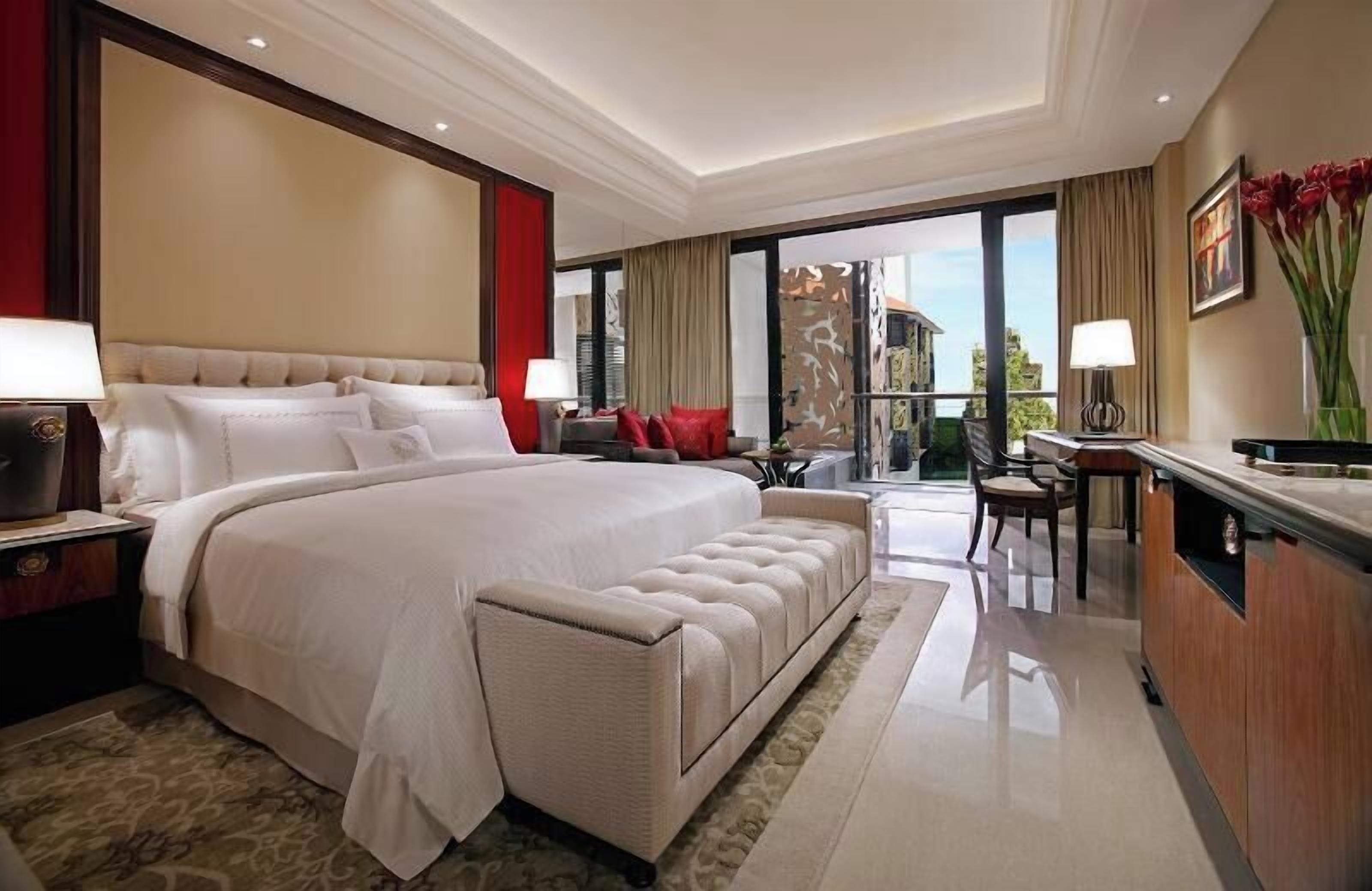 1 quarto, roupas de cama premium, camas com colchões pillow-top