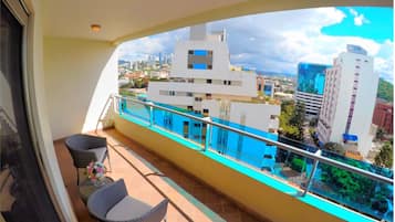 Junior Suite, 1 King Bed | Balcony view