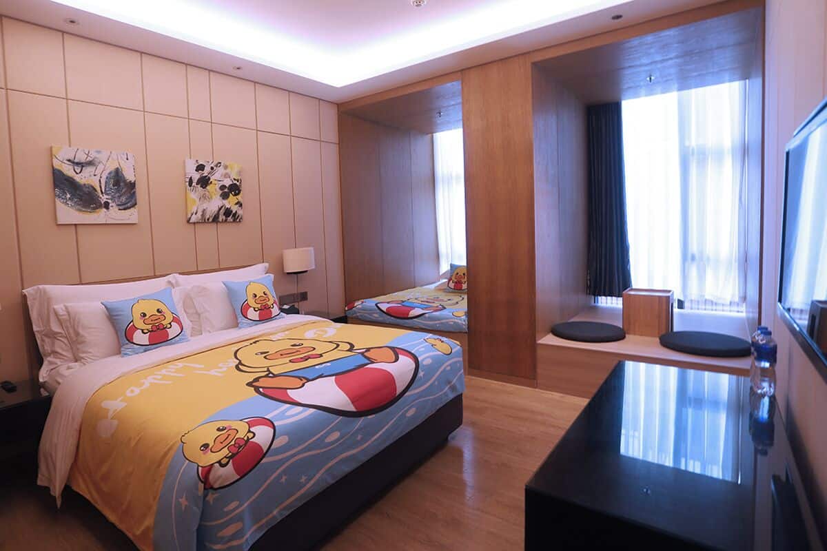 Tatami Family Room | 1 bedroom, down duvets, in-room safe, blackout curtains