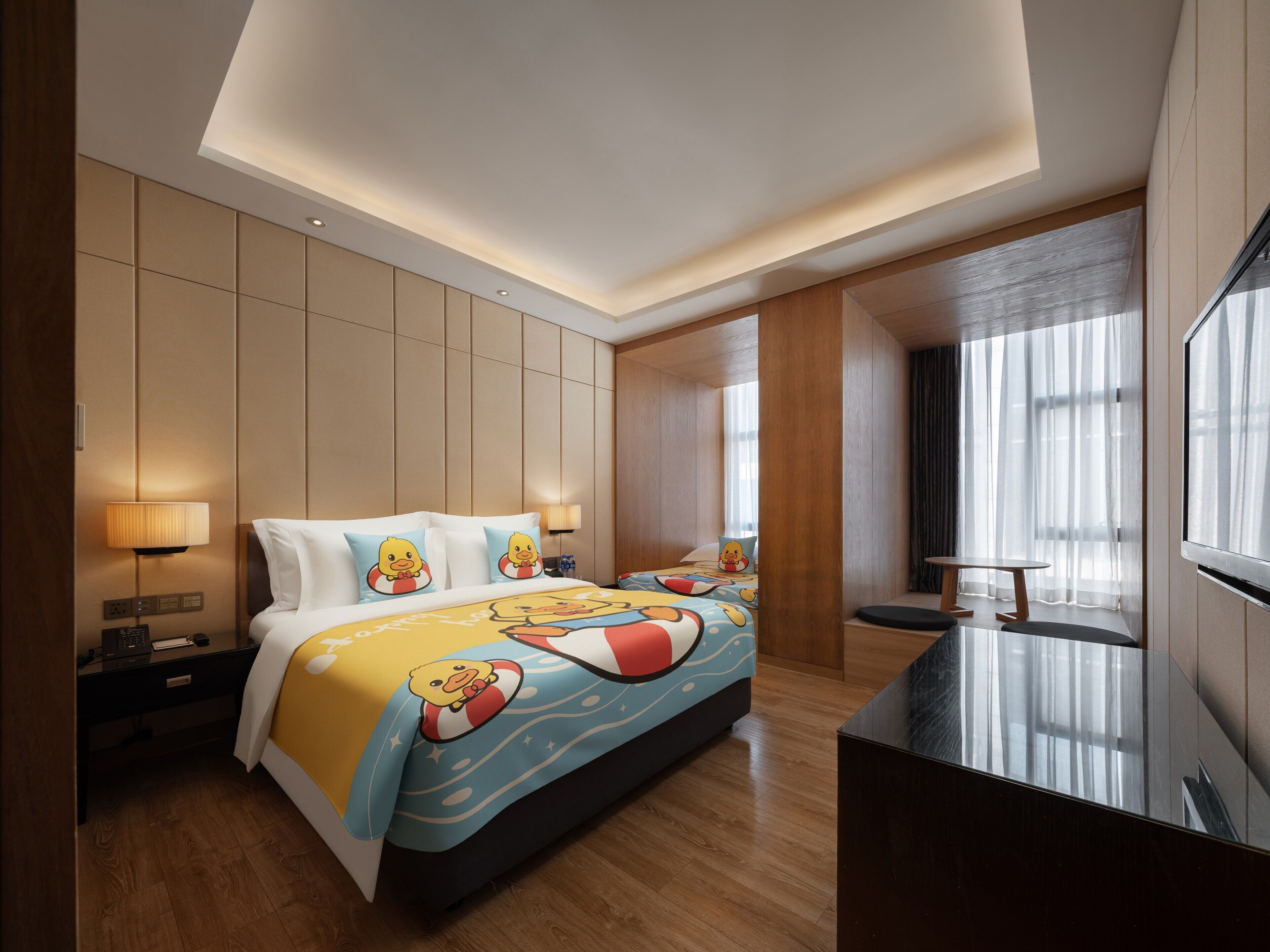 Down duvets, in-room safe, blackout curtains, iron/ironing board