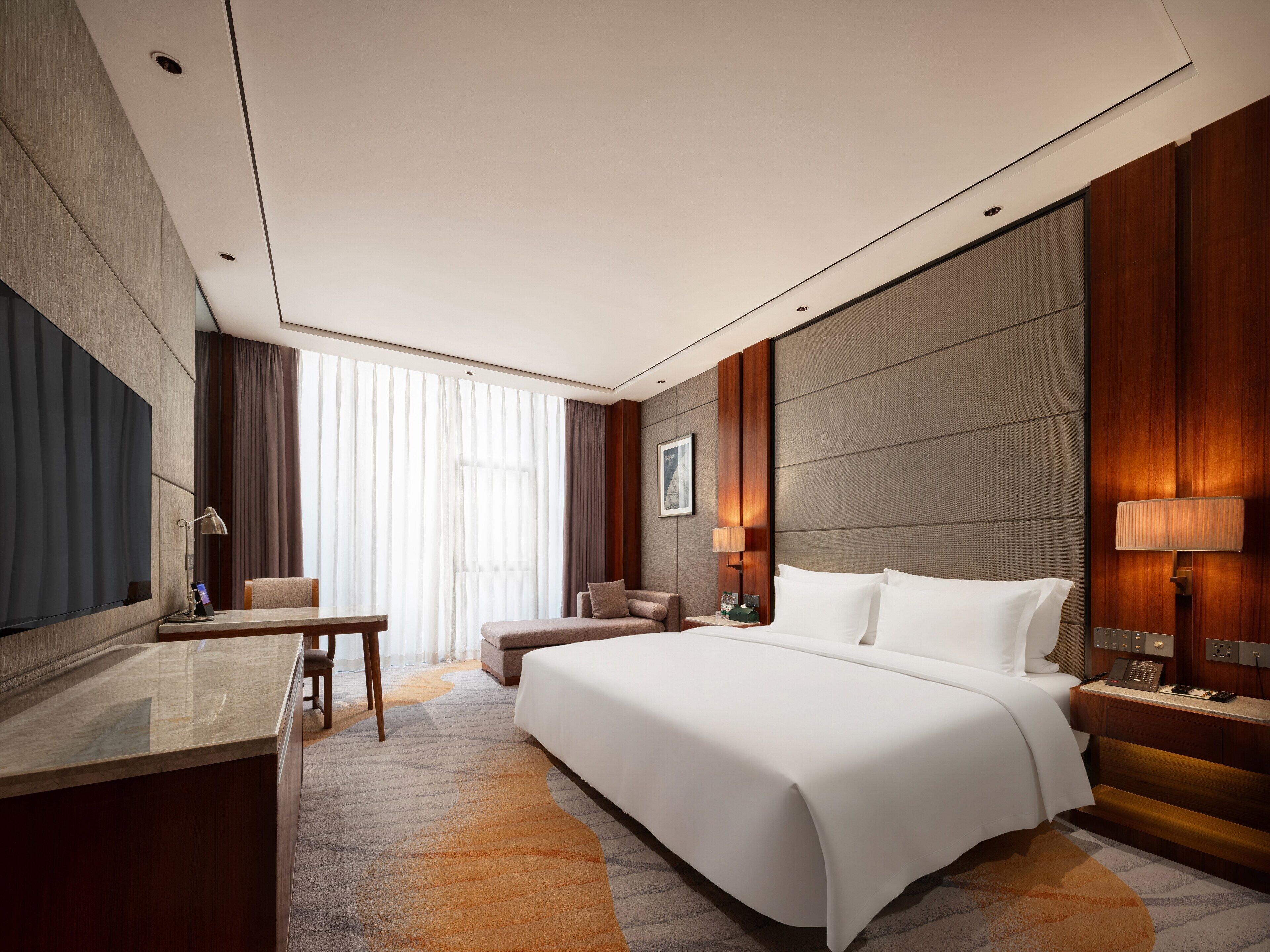 Down duvets, in-room safe, blackout curtains, iron/ironing board