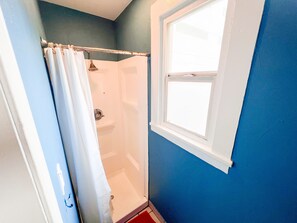 Ducha y secador de pelo