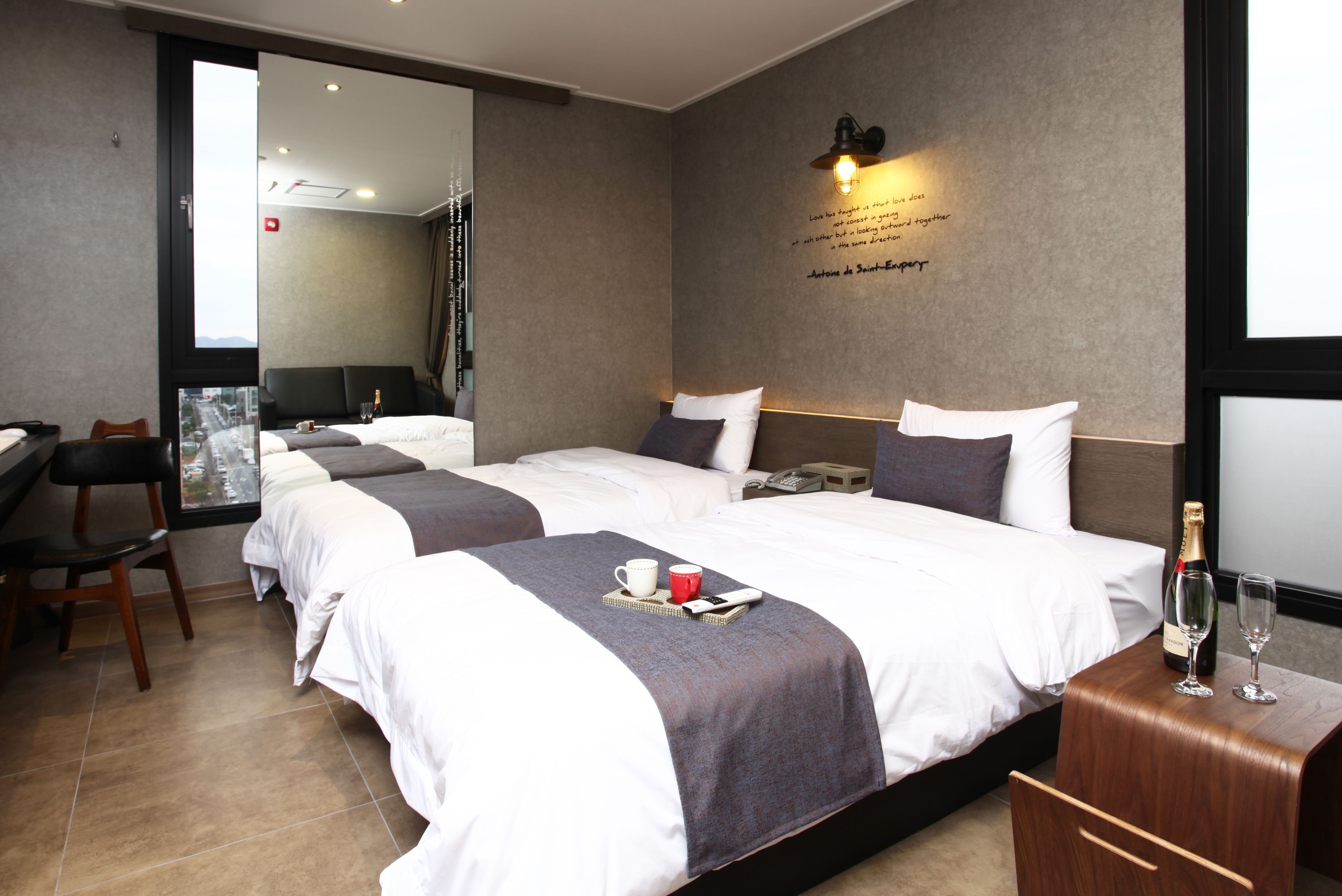 business superior  | desk, blackout curtains, free wifi