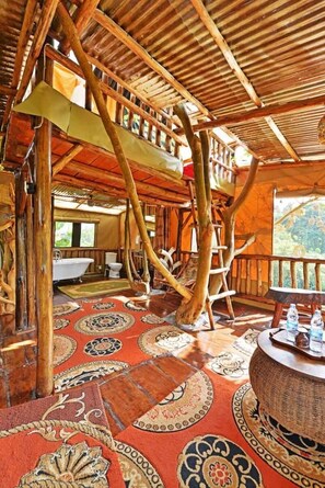 Habitación doble Deluxe | Muebles diferentes, espacio para trabajar con laptop y cunas gratuitas