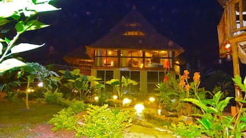 Front of property – evening/night