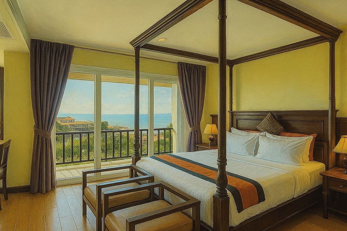 Heritage Luxury Suite | Cofres nos quartos, escrivaninha, roupa de cama