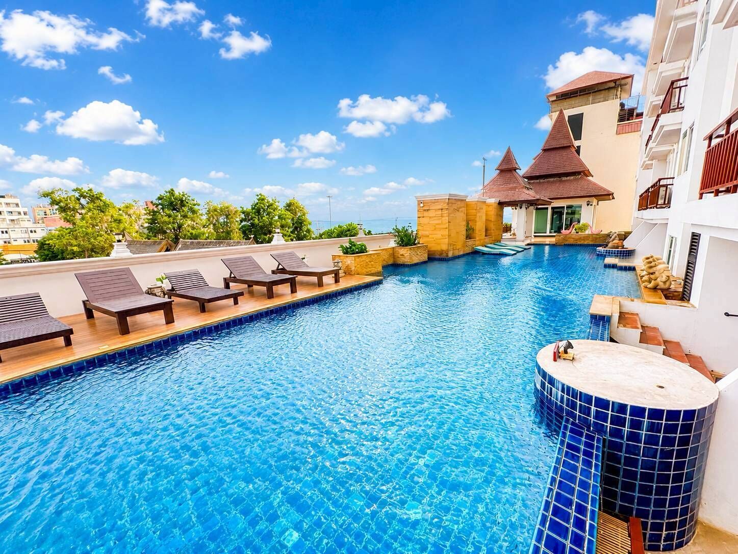 Heritage Deluxe Pool Access | Zimmersafe, Schreibtisch, Bettwäsche